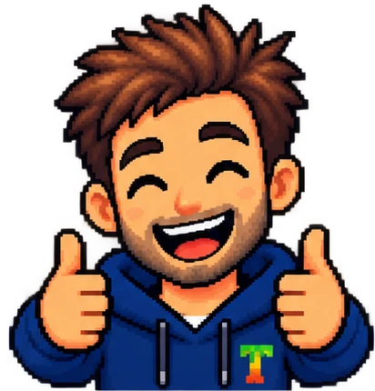 Ted, le coach pixel de Hello Ted, souriant